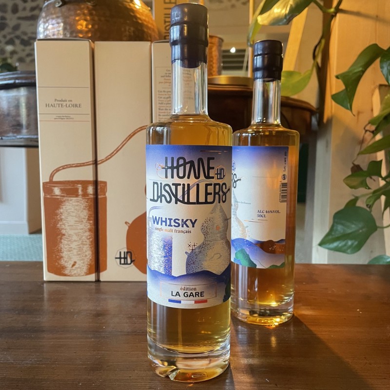 single malt whisky français tourbé Home Distillers La Gare